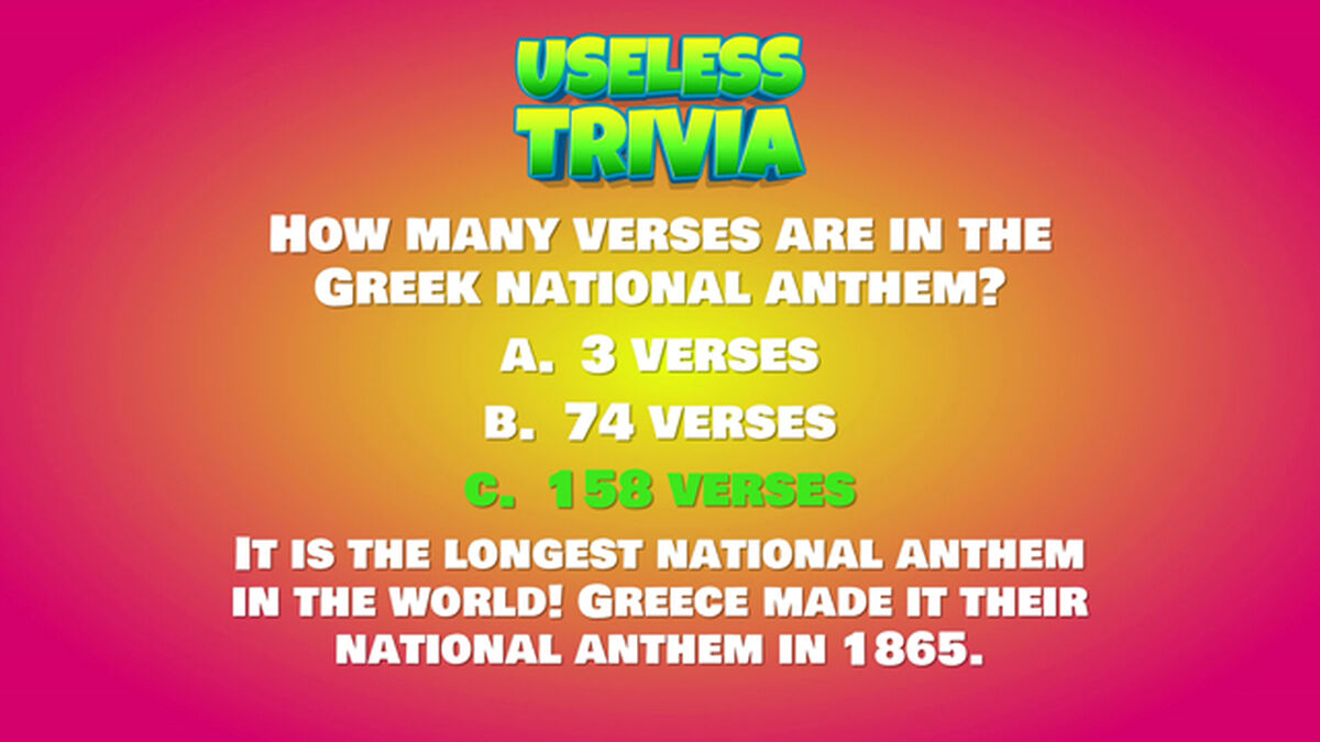 Useless Trivia Round Four image number null